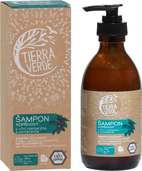 Šampon Tierra Verde Šampon kopřivový s vůní rozmarýnu a pomeranče