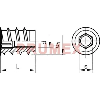 Matice Matice závrtná kuželová s límcem - inbus M6x20 pozink
