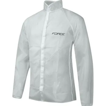 Pláštěnka Pláštěnka FORCE PVC suchý zip, čirá