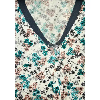 Dámská noční košile Dámská noční košile De Lafense 466 Mia kr/r S-2XL tmavě modrá S