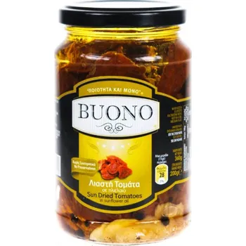 Rostlinný olej Sušená rajčata Buono 200g