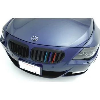 Tuning BMW M SPORT samolepka pruhy na chladičovou masku