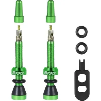 Duše na kolo Force bezdušové ventilky FV 44 mm (zelená)