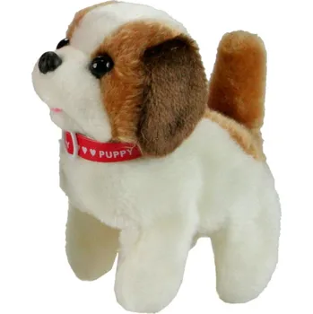 plyšák Lamps Pejsek chodící a štěkací 14 cm