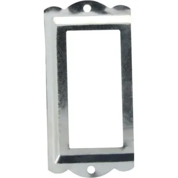 Jmenovka na dveře 85 x 42 mm - Stříbrná