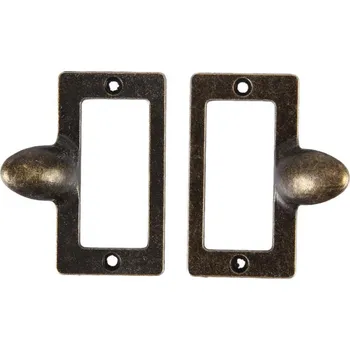 Úchytka na šuplík se jmenovkou - Antique 58 x 47 mm