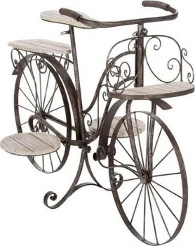 Stojan na květiny Atmosphera Vintage kovový stojan na květiny ve tvaru jízdního kola