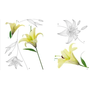 Samolepící dekorace F 0446 AG Design Samolepicí dekorace - samolepka na zeď - Lily, velikost 65 cm x 85 cm