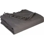 Atmosphera Antracitový přehoz na postel, 250 x 230 cm