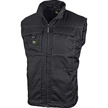 Pánské oblečení Vesta pracovní John Deere černá vel. XXL