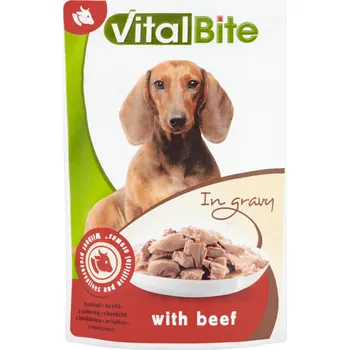Krmivo pro psa Vitalbite Kapsa s hovězím ve šťávě 85 g