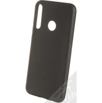 Pouzdro na mobilní telefon 1Mcz Matt TPU ochranný silikonový kryt pro Huawei P40 Lite E černá (black)