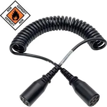 Auto elektroinstalace Kabel propojovací spirálový plastová zástrčka 24N