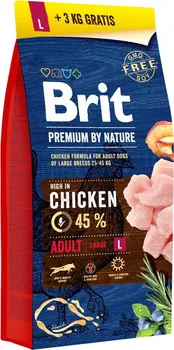 Krmivo pro psa Brit Premium by Nature Adult L