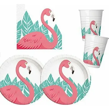 Party dekorace Párty set Plameňák