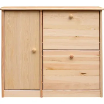 Botník Výklopný botník se skříňkou KL-219, masiv borovice