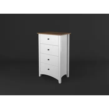 Komoda Stylová komoda zásuvková úzká - prádelník 4Z PROVENCE 24