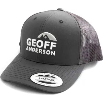 Kšiltovka Kšiltovka Geoff Anderson SnapBack síťová s logem šedá