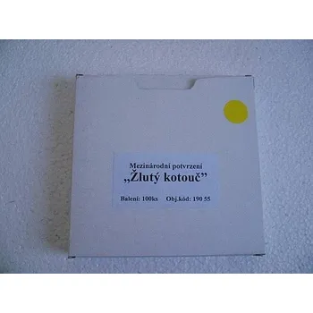 Kotouček tachografu bezpečnostní žlutý