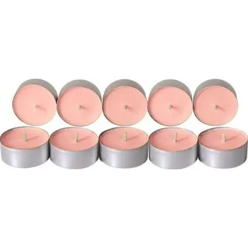 Svíčka Čajové svíčky ze sojového vosku 10ks - brazilská papaya Aromka