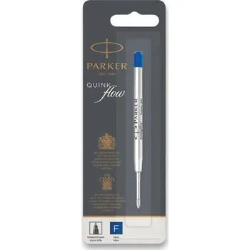 Náplň do psacích potřeb Náplň PARKER Quinkflow do kuličkové tužky, hrot F, modrá