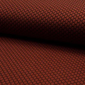 Úplet rezavý, vzor včelí plástev, š.145