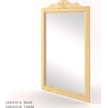 Zrcadlo Stylové zrcadlo v rámu CASTELLO S51 - Borovice