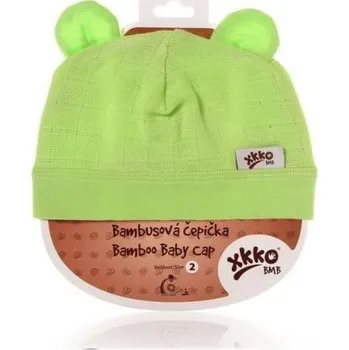Kojenecká čepice Kikko Bambusová dětská čepička vel. 4 (43-45cm) Limetková, vel. 4
