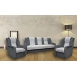 FALCO Sedací souprava Metropol 3+1+1 šedá naomi