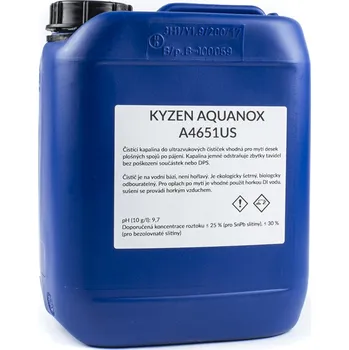 Ultrazvuková čistička Čistič Kyzen Aquanox A4651US 5L