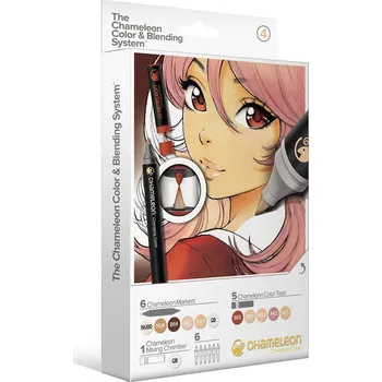 CHAMELEON, CS6604, Chameleon Color & Blending System, sada permanentních popisovačů č. 4, 13 ks