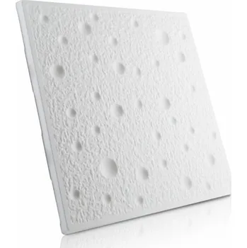 Kazetový podhled STRAKA STAVOPLAST Bublinky štuk 50 x 50 x 2 cm bílý