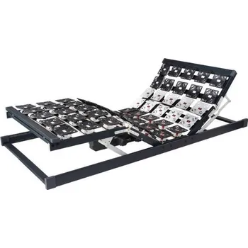 Postelový rošt Ahorn VARION MOTOR RADIO s bezšňůrovým ovládáním - unikátní rošt netradičního vzhledu 90 x 200 cm, březové lamely s plastovými talíři + březové nosníky