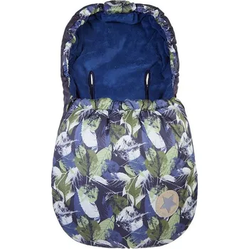 Fusak Little Angel Autofusak tisk 5ti bod MAZLÍK Outlast® - zelené lístky/modrá