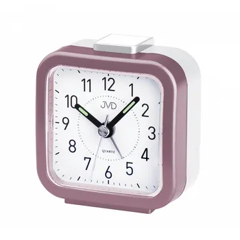 Budík Nejlevnější analogový malý levný budík JVD quartz SR105.8 (bílýNejlevnější analogový malý levný budík JVD quartz SR105.8)