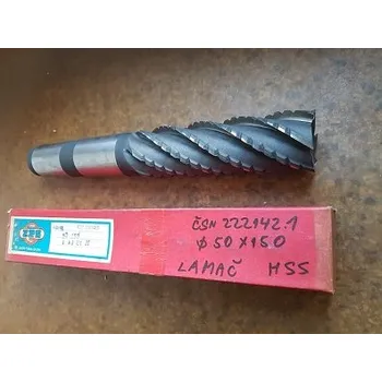 Fréza Fréza válcová polohrubozubá, HSS, kuželová stopka - 50x150 mm, F423940, 222142.1 (Morse kužel 5)