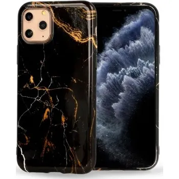 Pouzdro na mobilní telefon Tel1 Poudzro Marble silicone Samsung A41 Vzor 4 černá 5245891