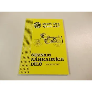 Motor pro motocykl Katalog náhradních dílů ČZ 125/175 487, 488