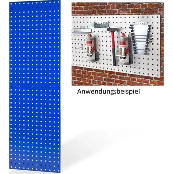 DEMA Děrovaná stěna na nářadí modrá 148,2x45,6 cm
