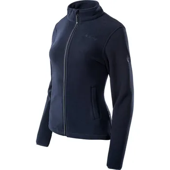 Dámská mikina HI-TEC Lady Nader - dámská fleecová bunda (tmavě modrá) Velikost: S