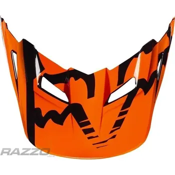 Auto-moto Náhradní kšilt helmy FOX V1 Race Orange 17 XS-S