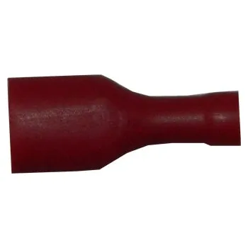 Elektrická zásuvka Faston zásuvka FH2250RT 6,3x0,8 mm; 0,5-1,5 mm2; plný červený