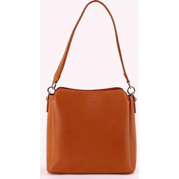 Kabelka Dámská tříoddílová kabelka na rameno i crossbody David Jones 6417 světlehnědá | KabelkyproVas.cz