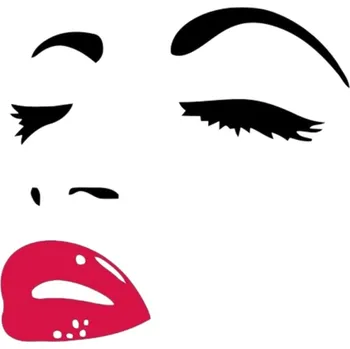 Samolepící dekorace Živá Zeď Samolepka na zeď Dívčí krása Art styl56 x 59 cm