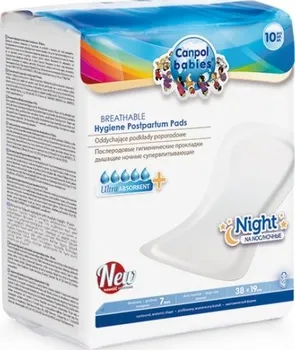 Hygienické vložky Canpol Babies noční poporodní vložky 10 ks