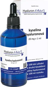 Přírodní produkt Hyaluron N-Medical 100% kyselina hyaluronová 100 ml