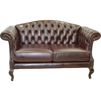 Sedací souprava Kožená pohovka ALBERTY, černá