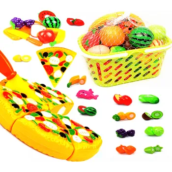 Piknikový koš RKToys Piknikový koš s ovocem a pizzou