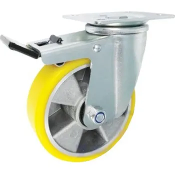 Pojezdové kolečko Polyuretanové kolo 125 mm otočná vidlice