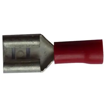 Elektrická zásuvka Faston zásuvka FH48x05RT 4,8x0,5 mm; 0,5-1,5 mm2; červený